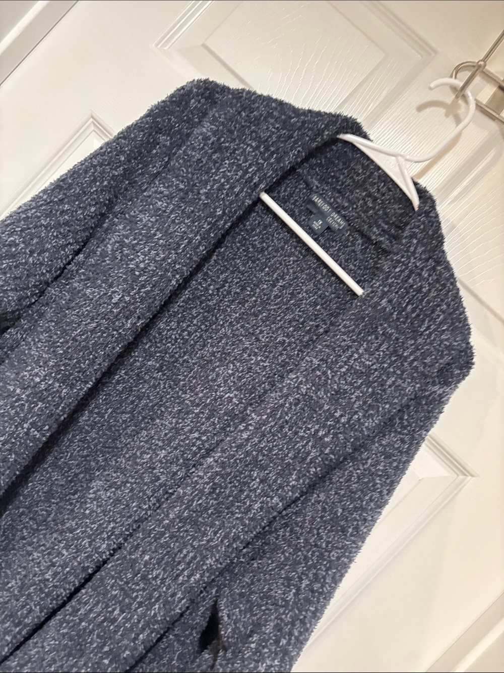 BAREFOOT DREAMS CozyChic Thick Fuzzy Open Front Cardigan w/Pockets